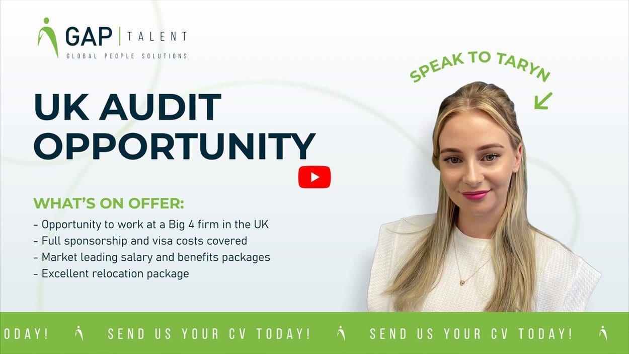 uk audit opportunity at a big 4 firm